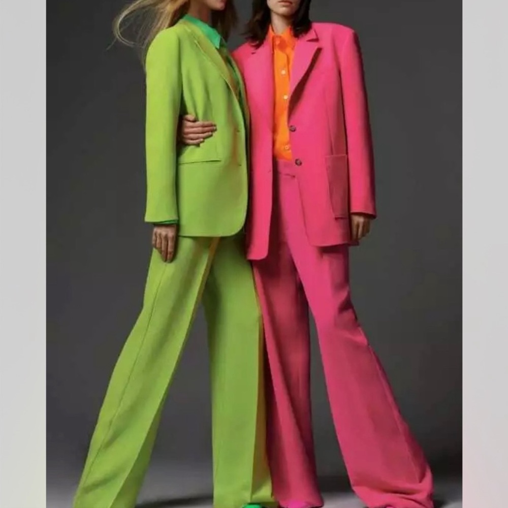 Zara Full length pleated pants
